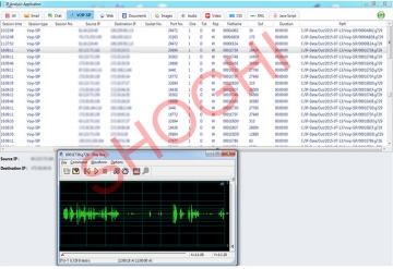 Analysis of the Intercepted VoIP Sessions