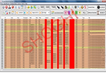 Analysis of Intercepted Thuraya Traffic